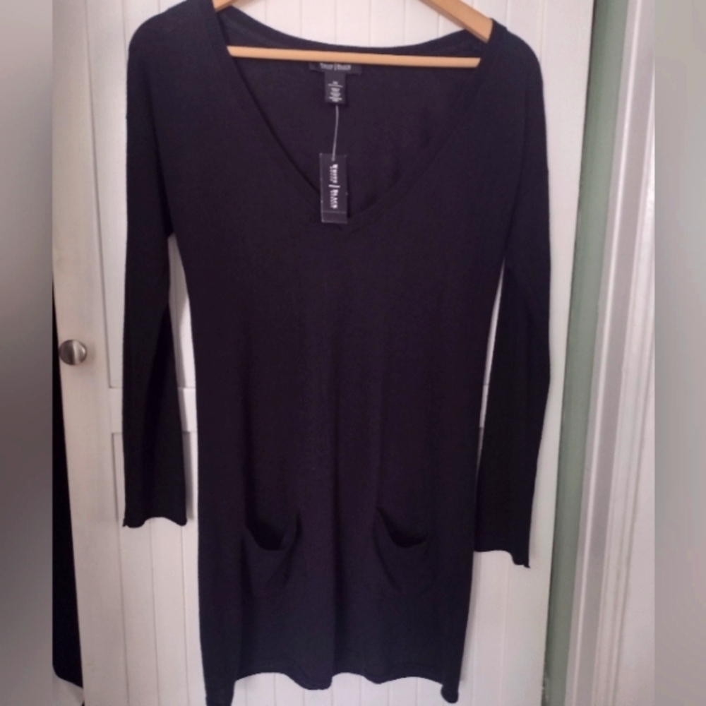 NWT WHBM Deep V Mini Dress
